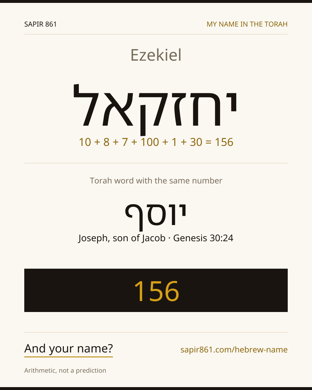 Ezekiel — יחזקאל