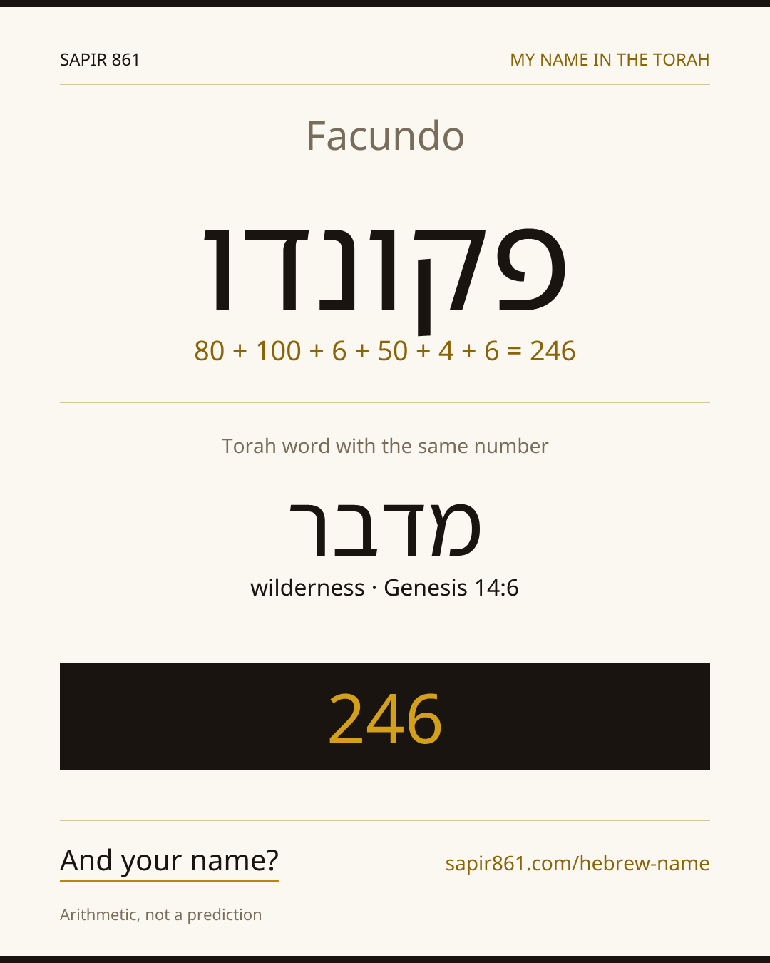 Facundo — פקונדו
