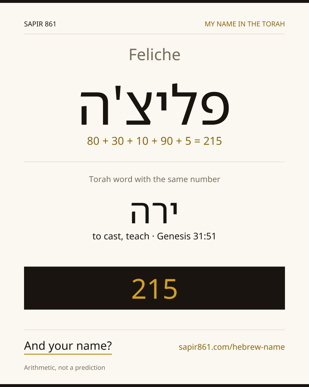 Feliche — פליצ'ה