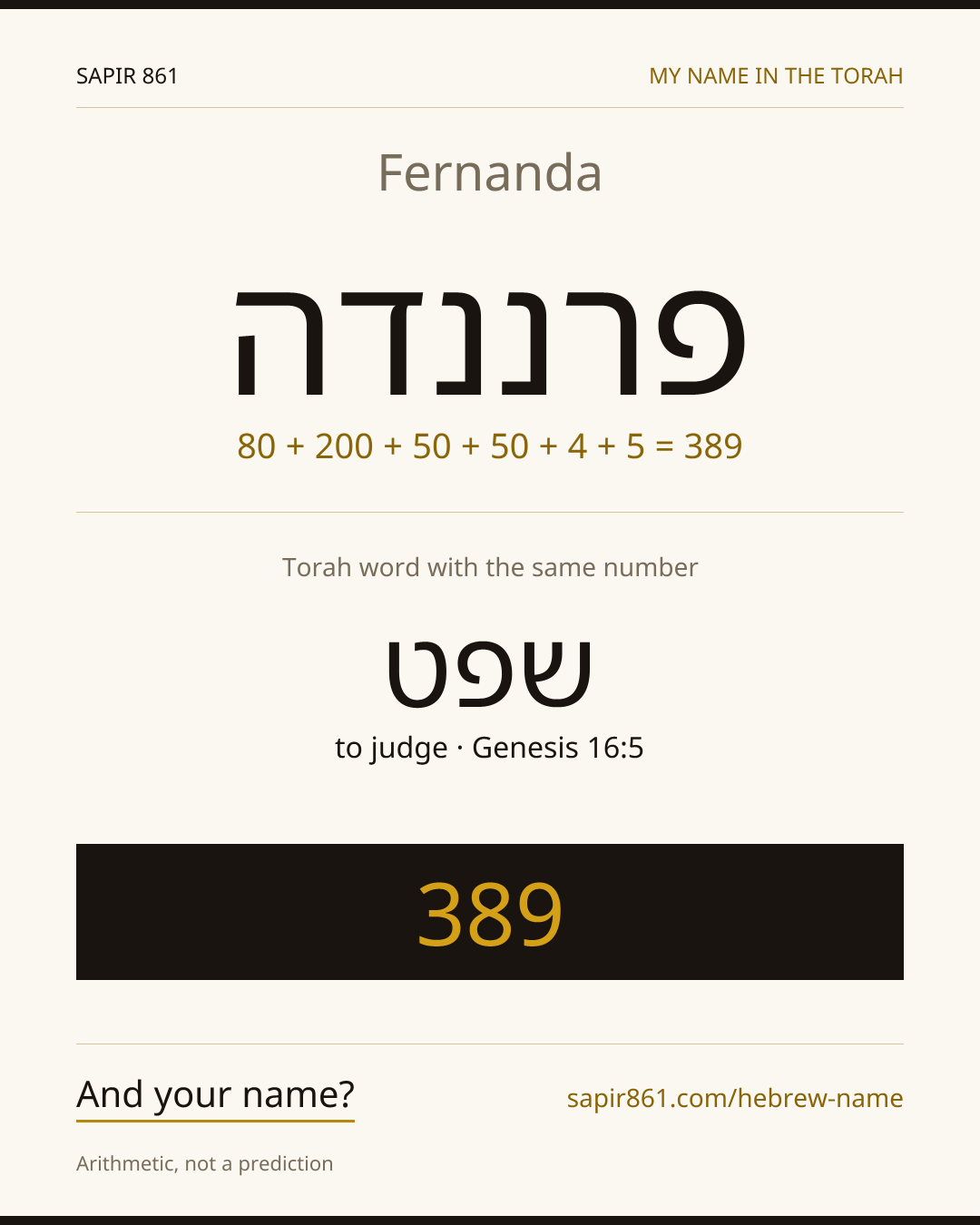 Fernanda — פרננדה