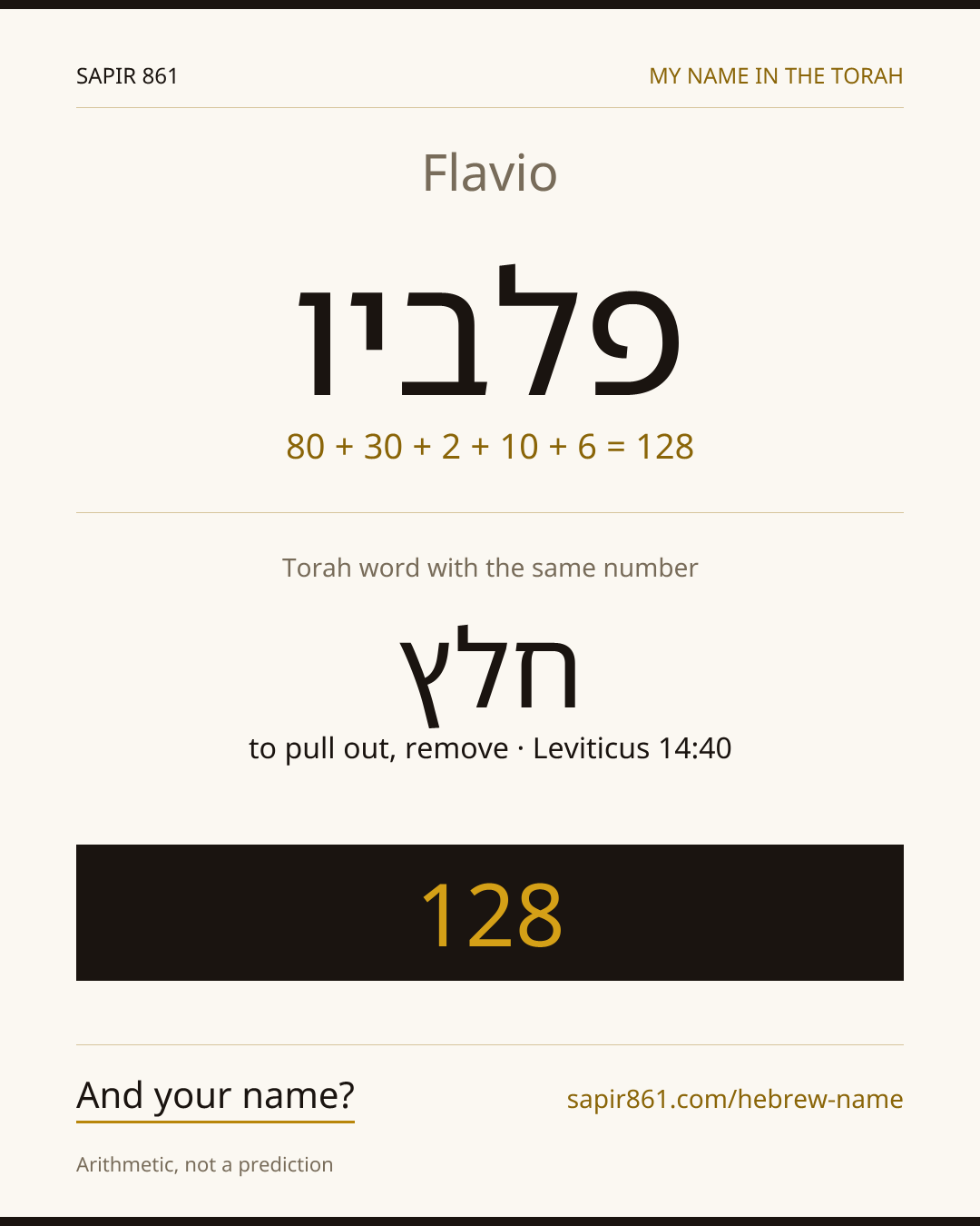 Flavio — פלביו