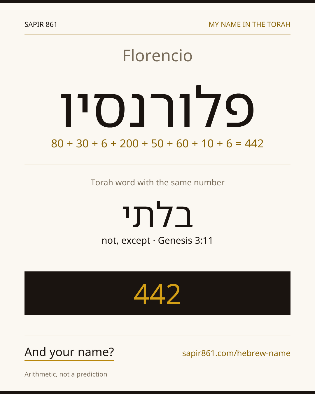 Florencio — פלורנסיו