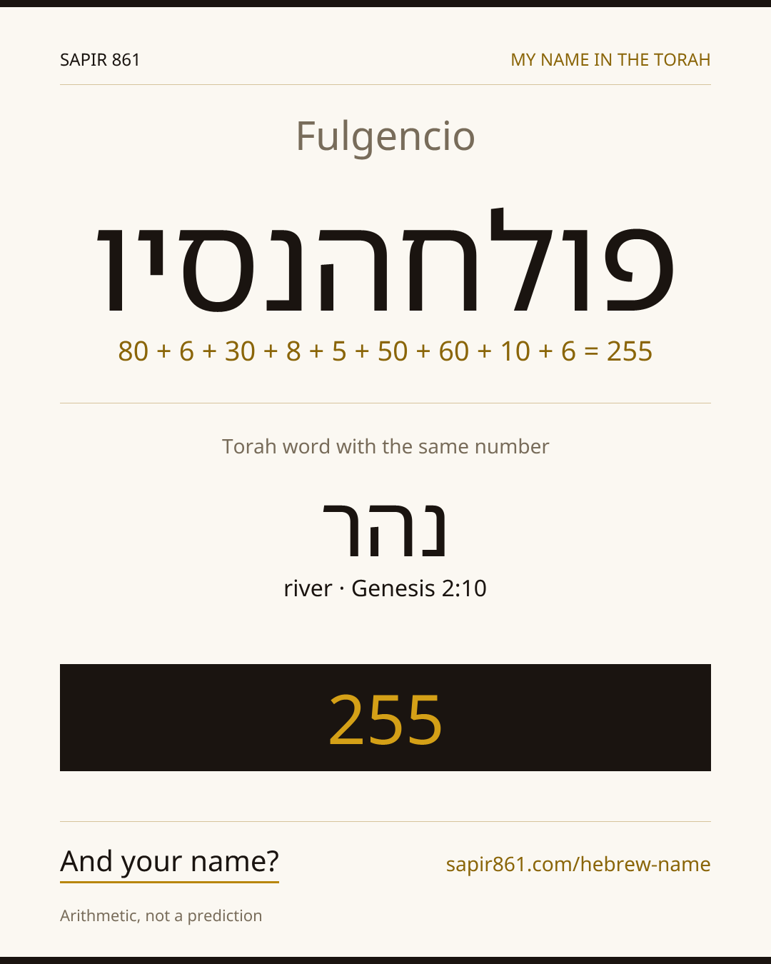 Fulgencio — פולחהנסיו