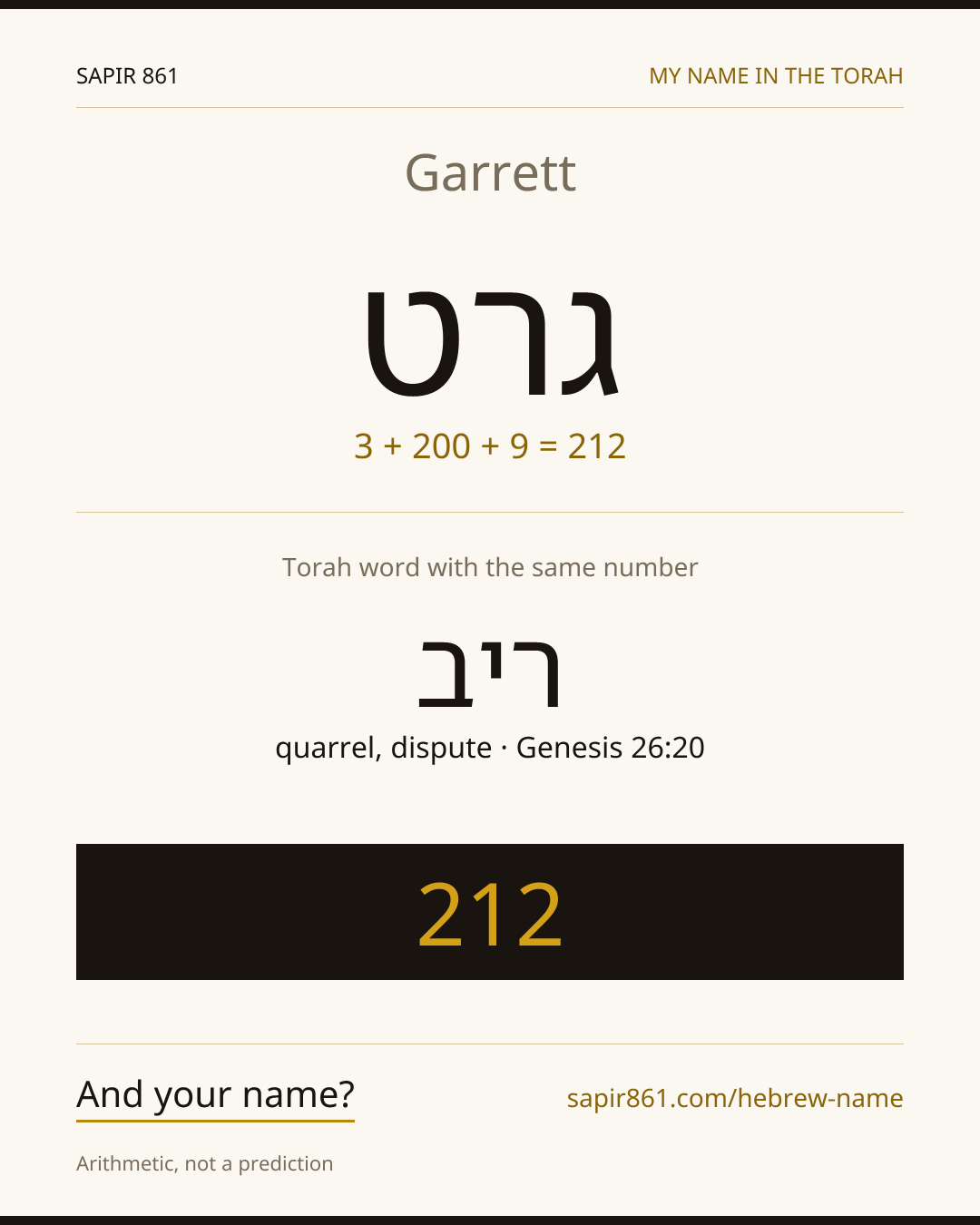 Garrett — גרט