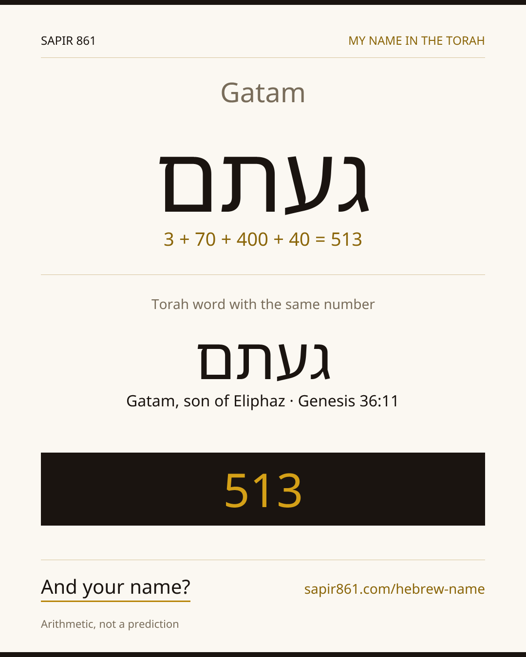 Gatam — געתם