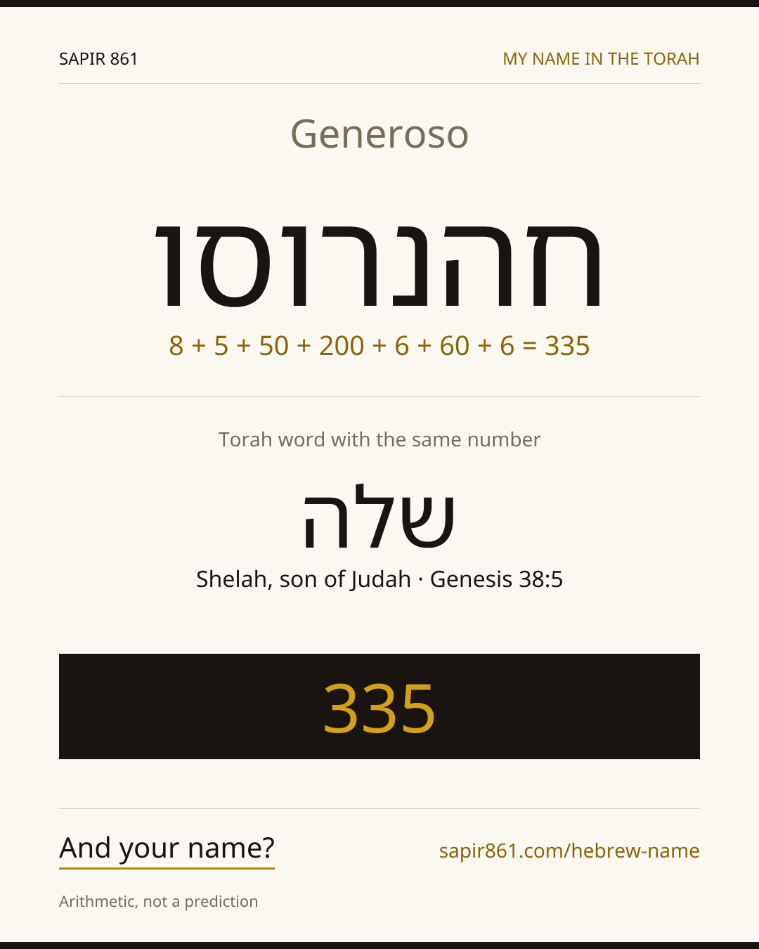 Generoso — חהנרוסו