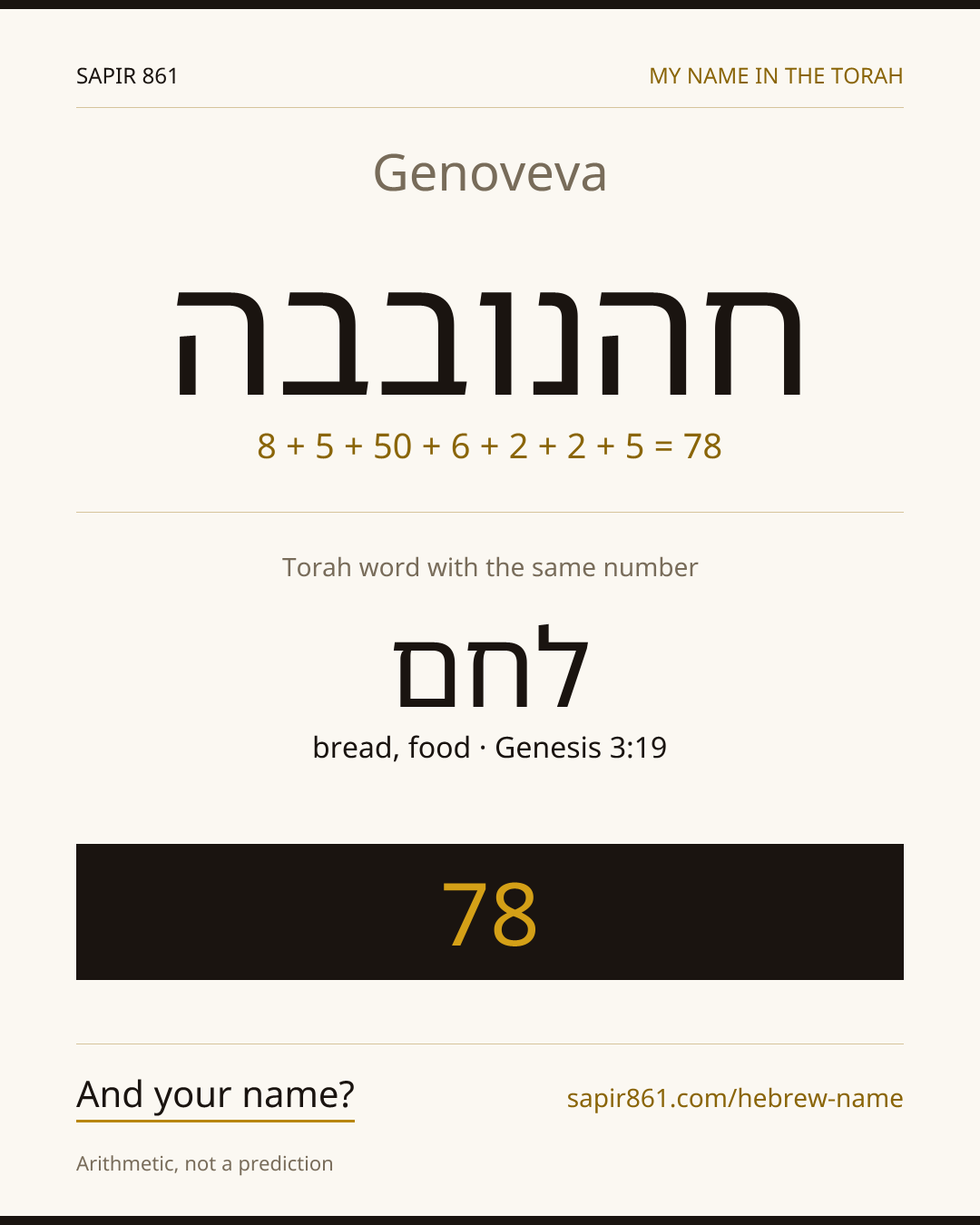 Genoveva — חהנובבה
