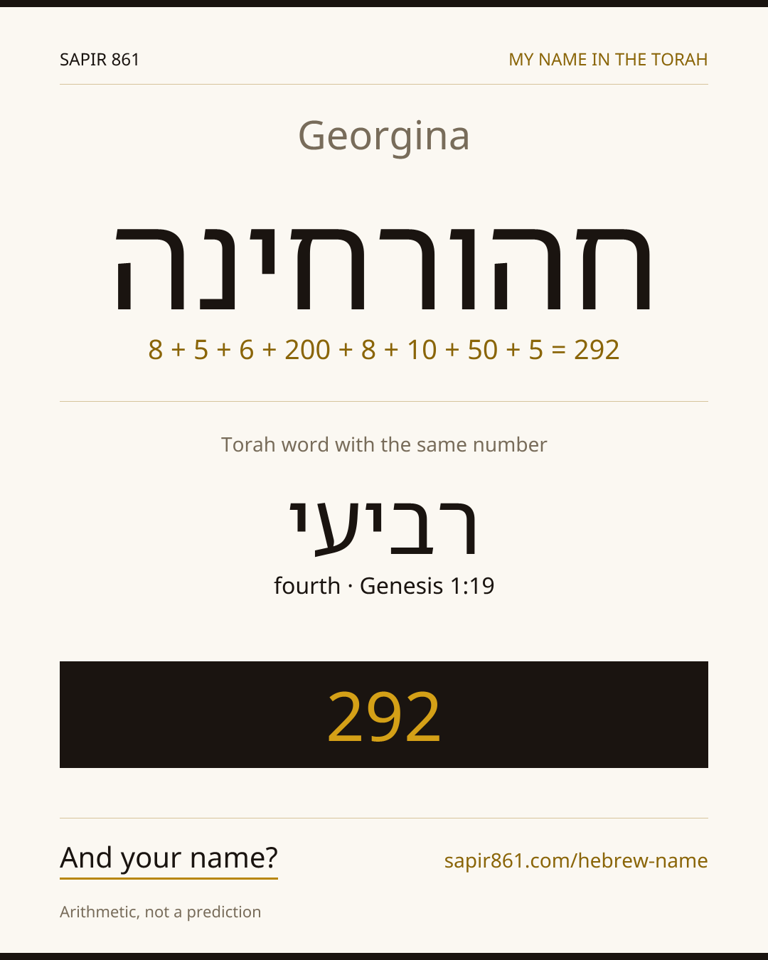 Georgina — חהורחינה