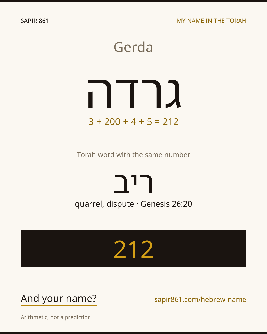 Gerda — גרדה
