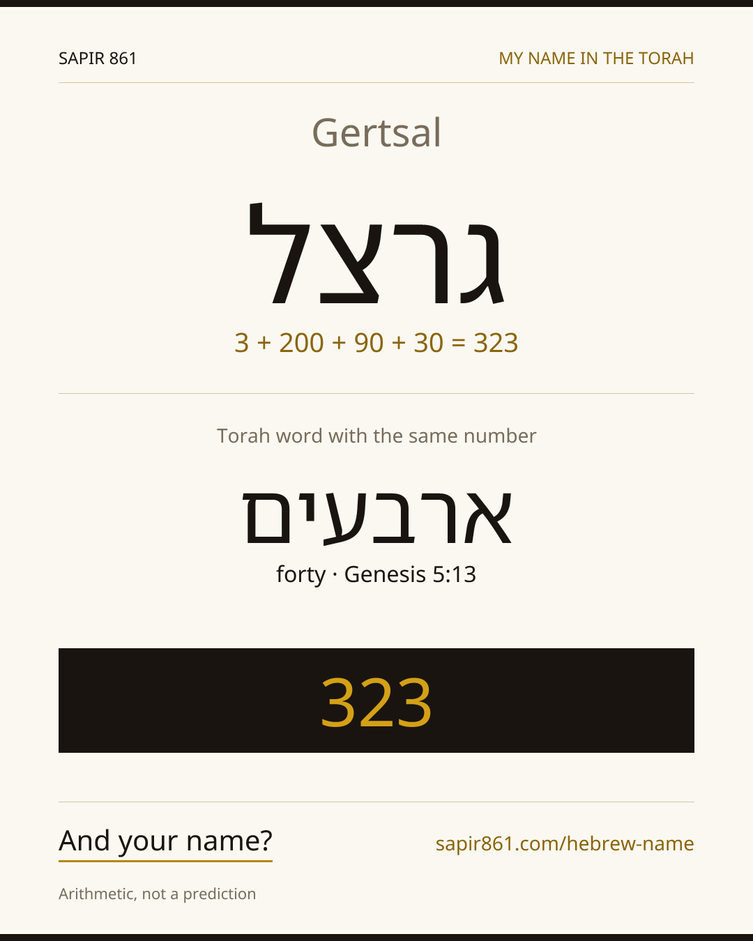 Gertsal — גרצל