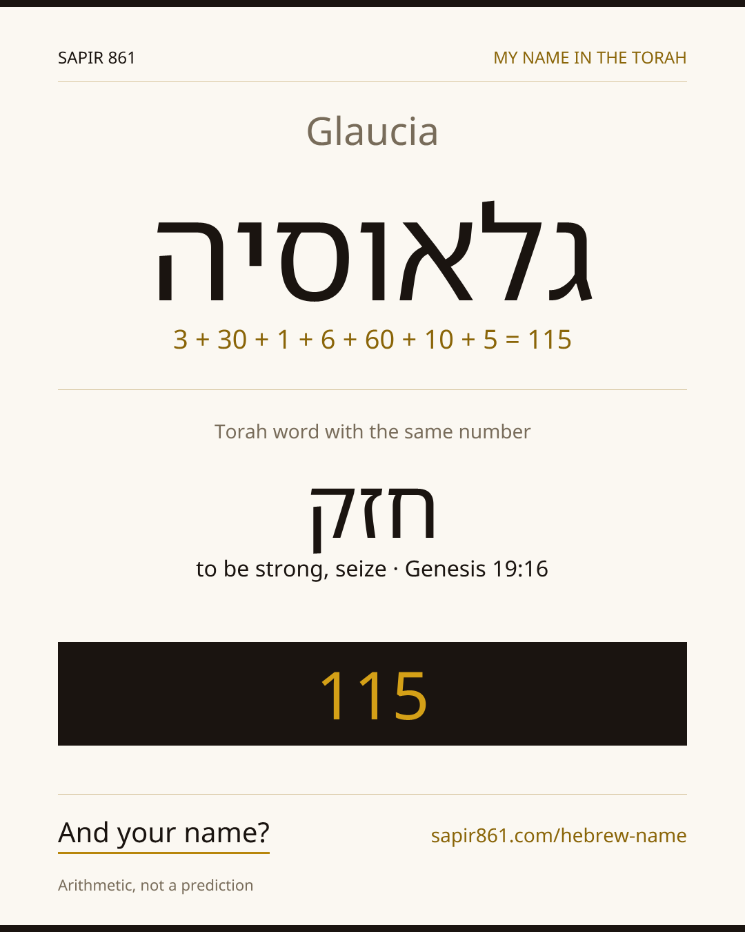 Glaucia — גלאוסיה
