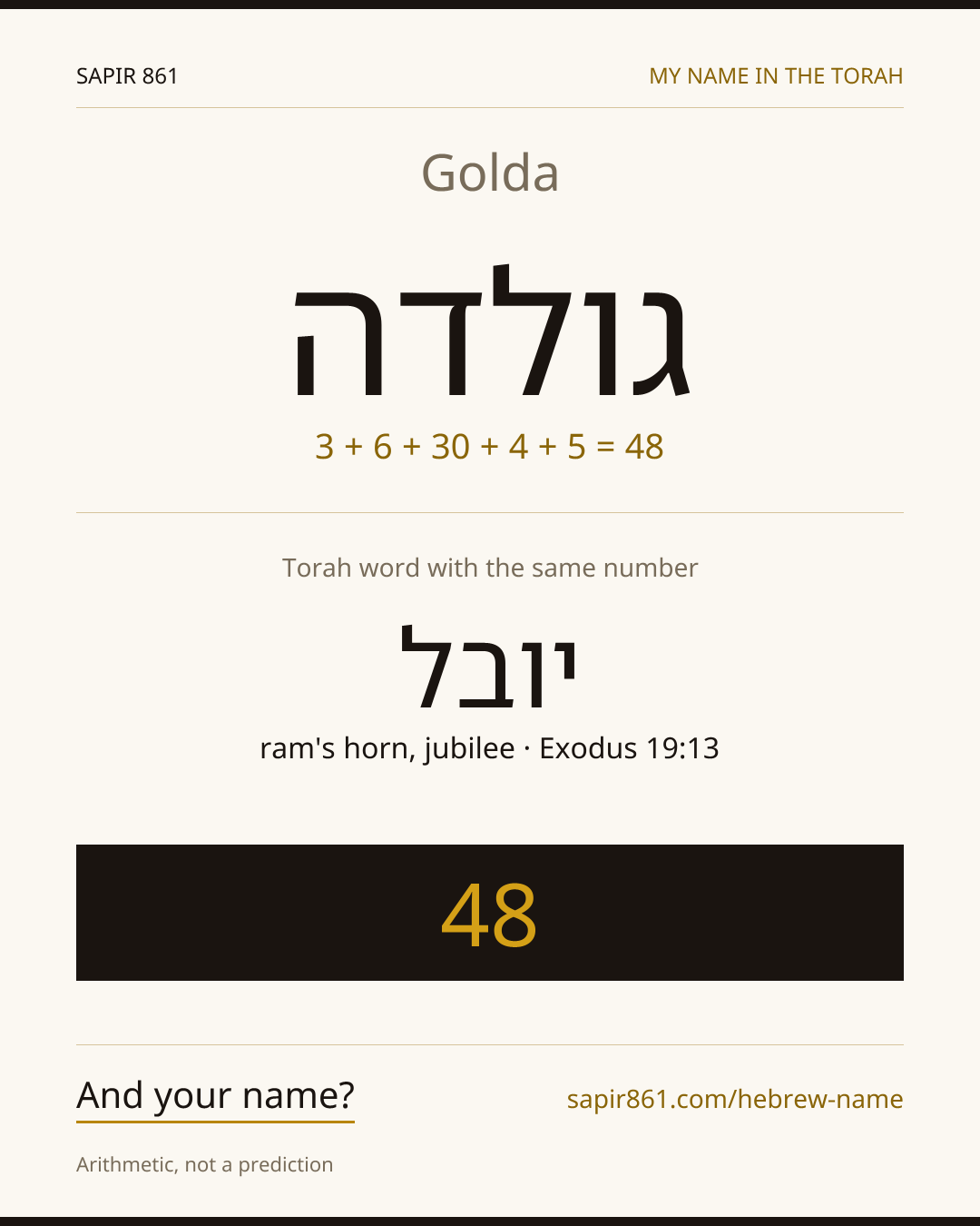 Golda — גולדה