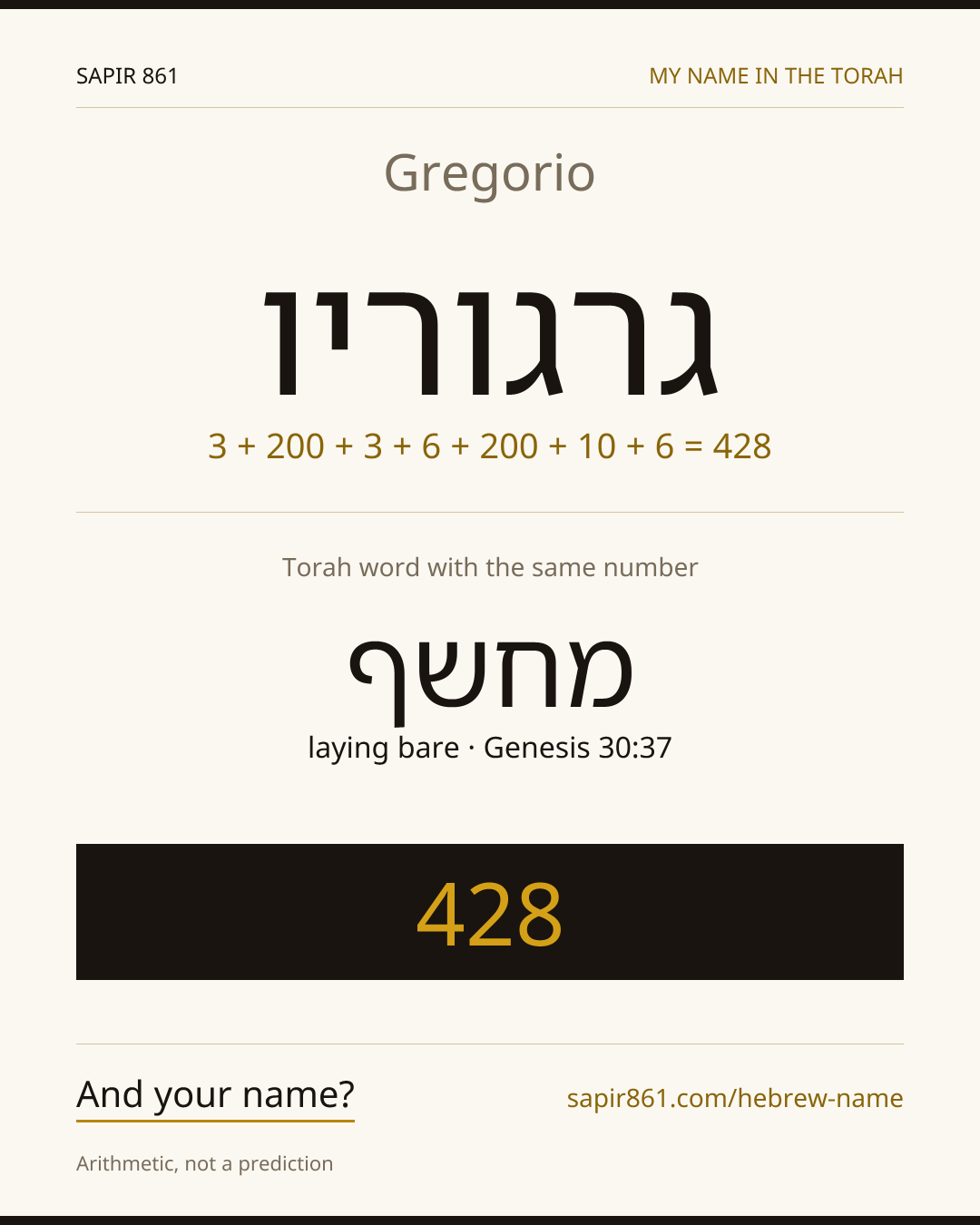 Gregorio — גרגוריו