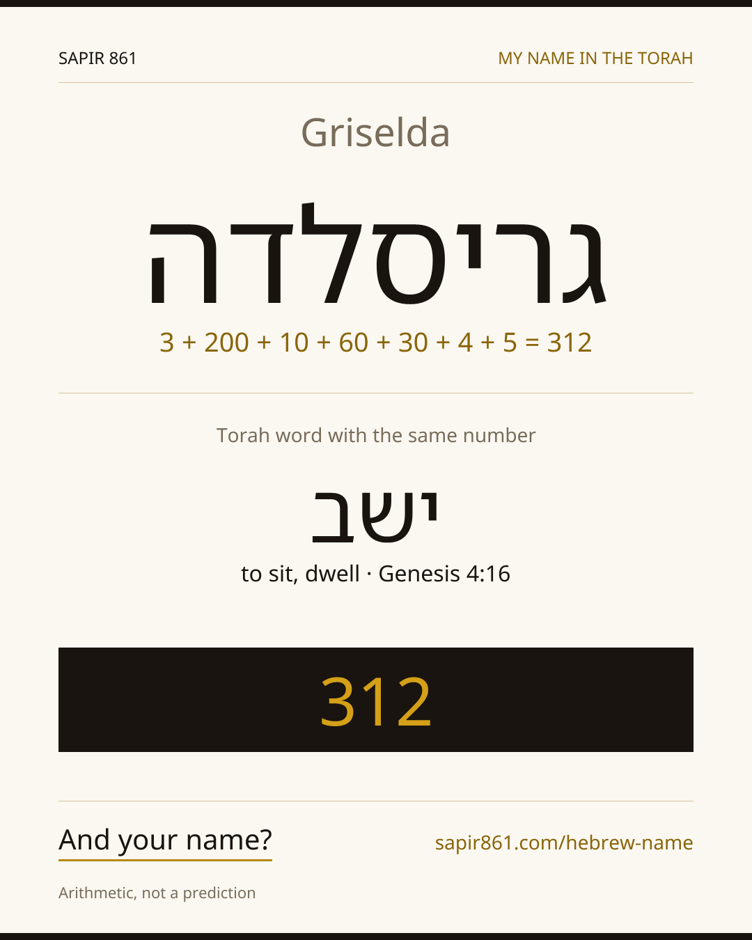 Griselda — גריסלדה