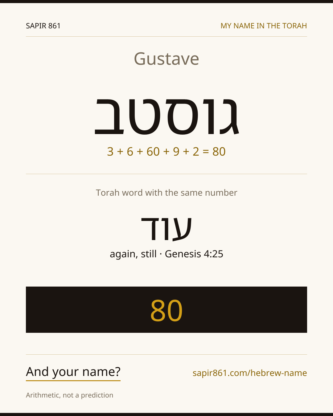 Gustave — גוסטב