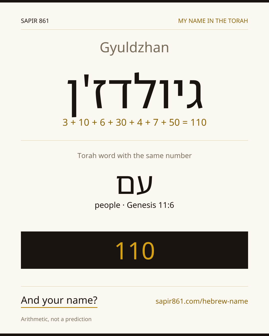 Gyuldzhan — גיולדז'ן