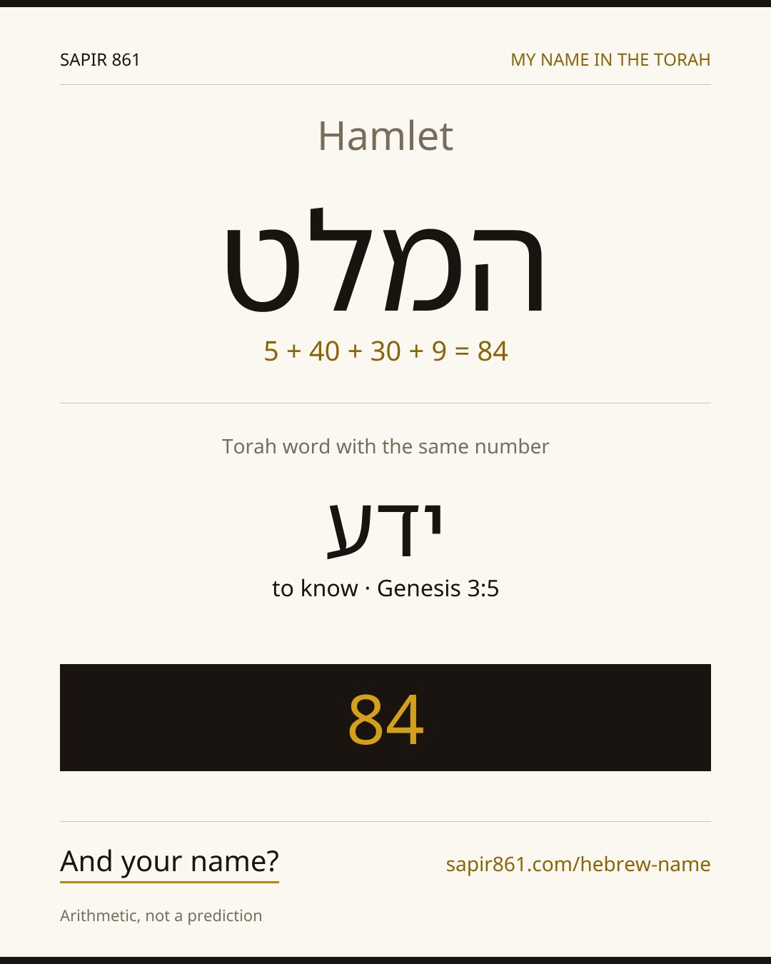 Hamlet — המלט