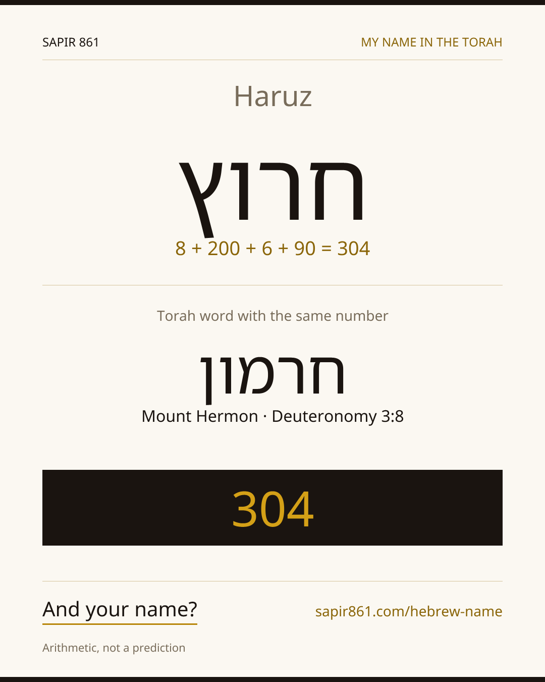 Haruz — חרוץ