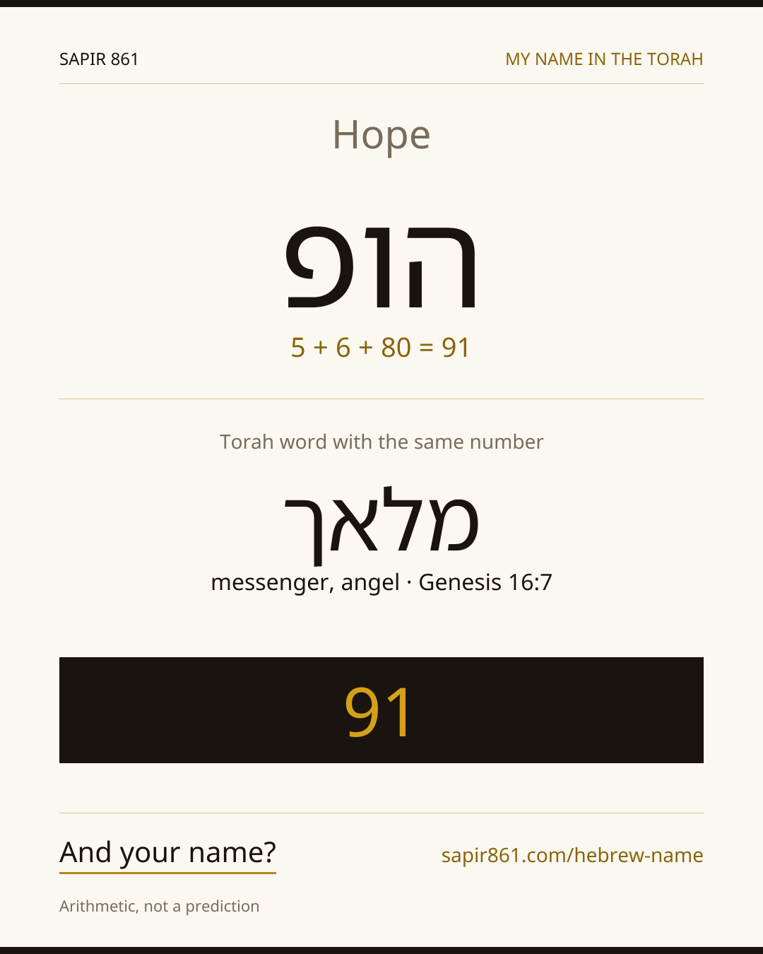 Hope — הופ