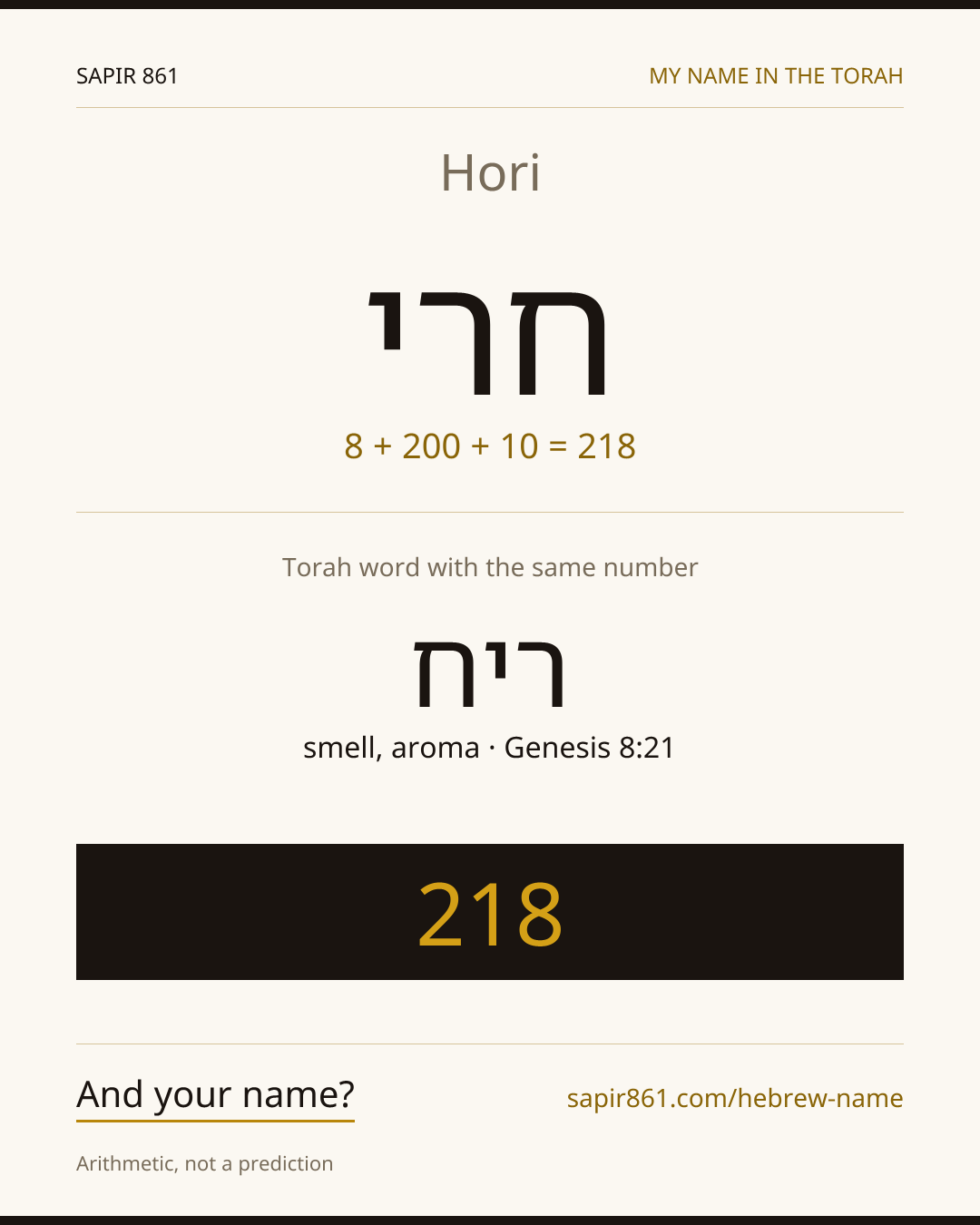 Hori — חרי