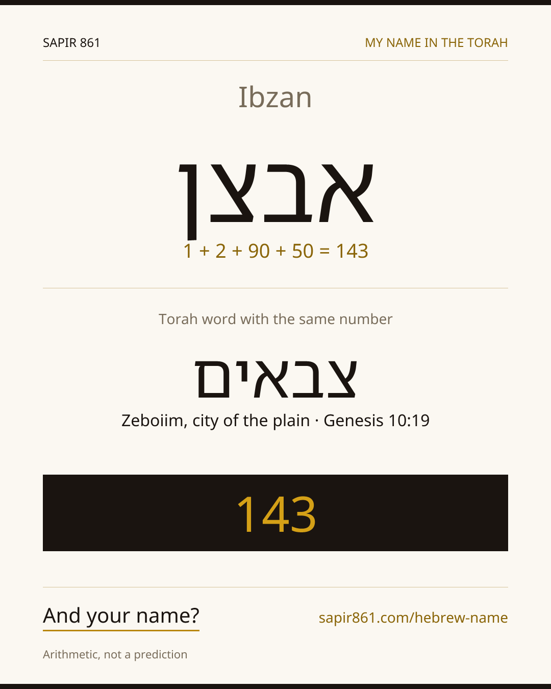 Ibzan — אבצן