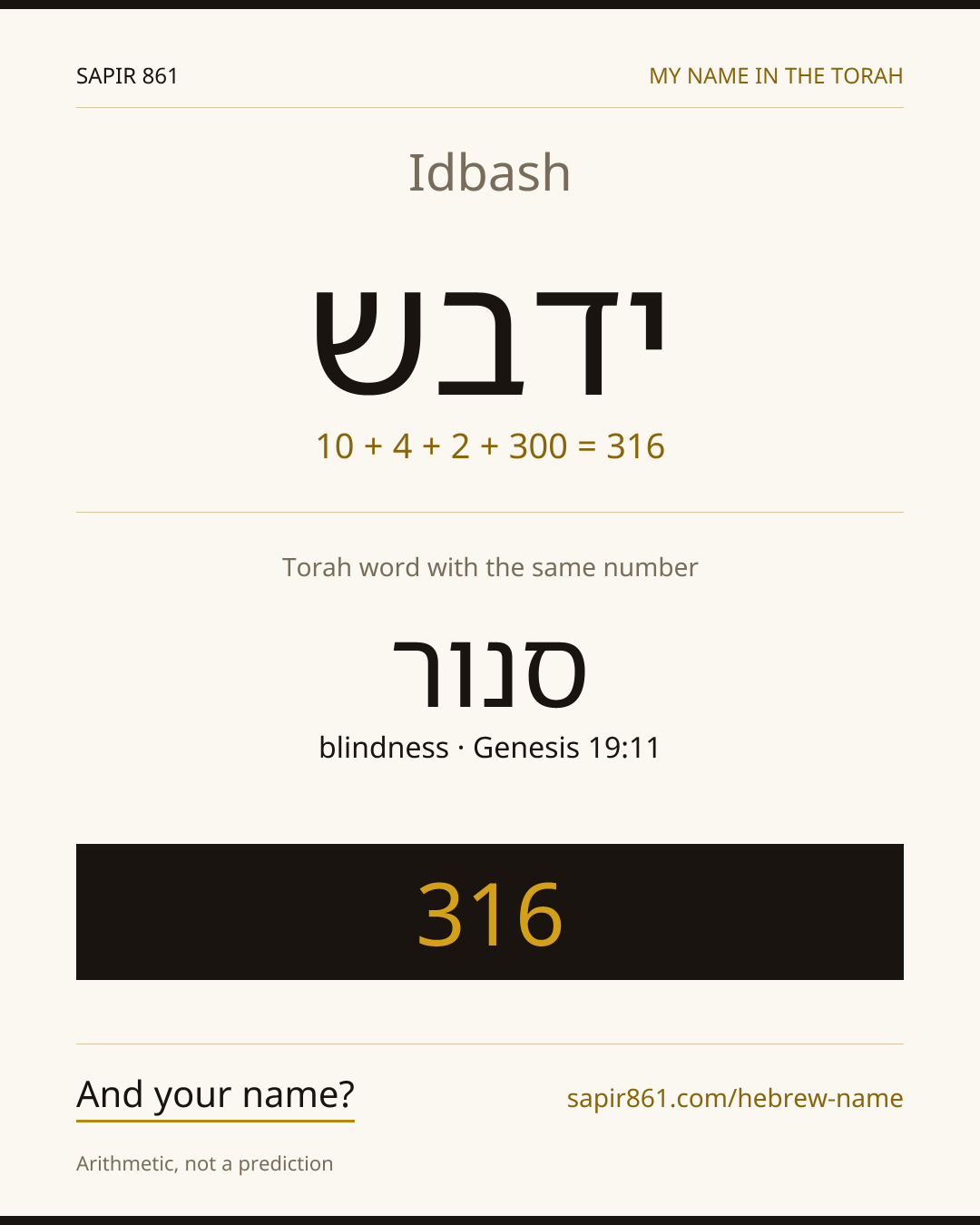 Idbash — ידבש