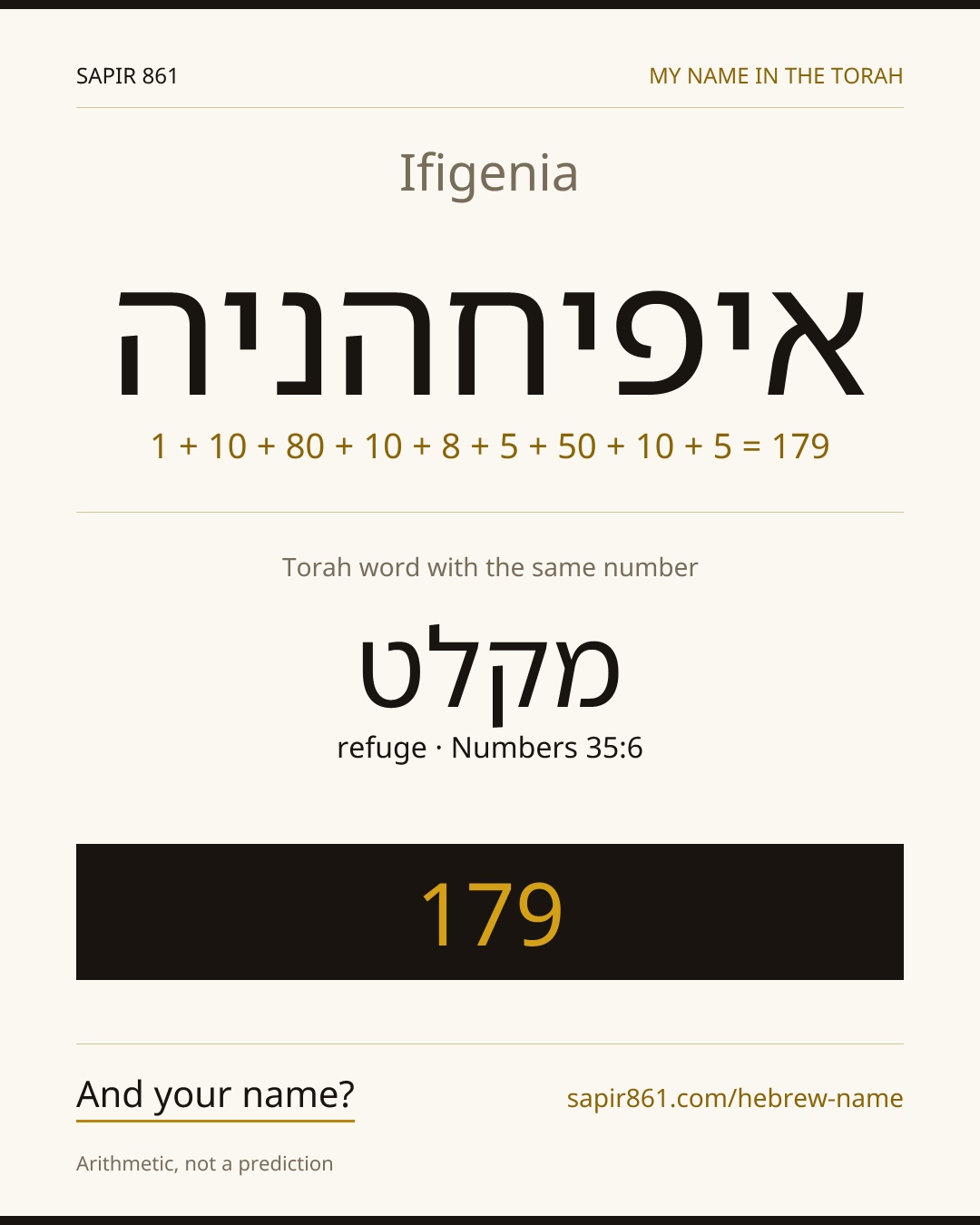 Ifigenia — איפיחהניה