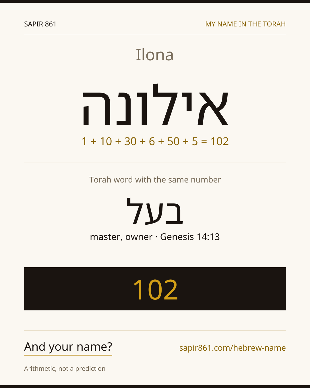 Ilona — אילונה