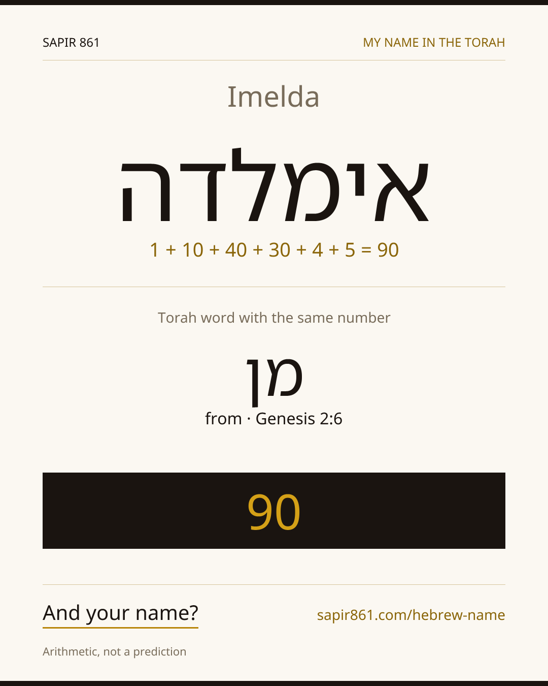 Imelda — אימלדה