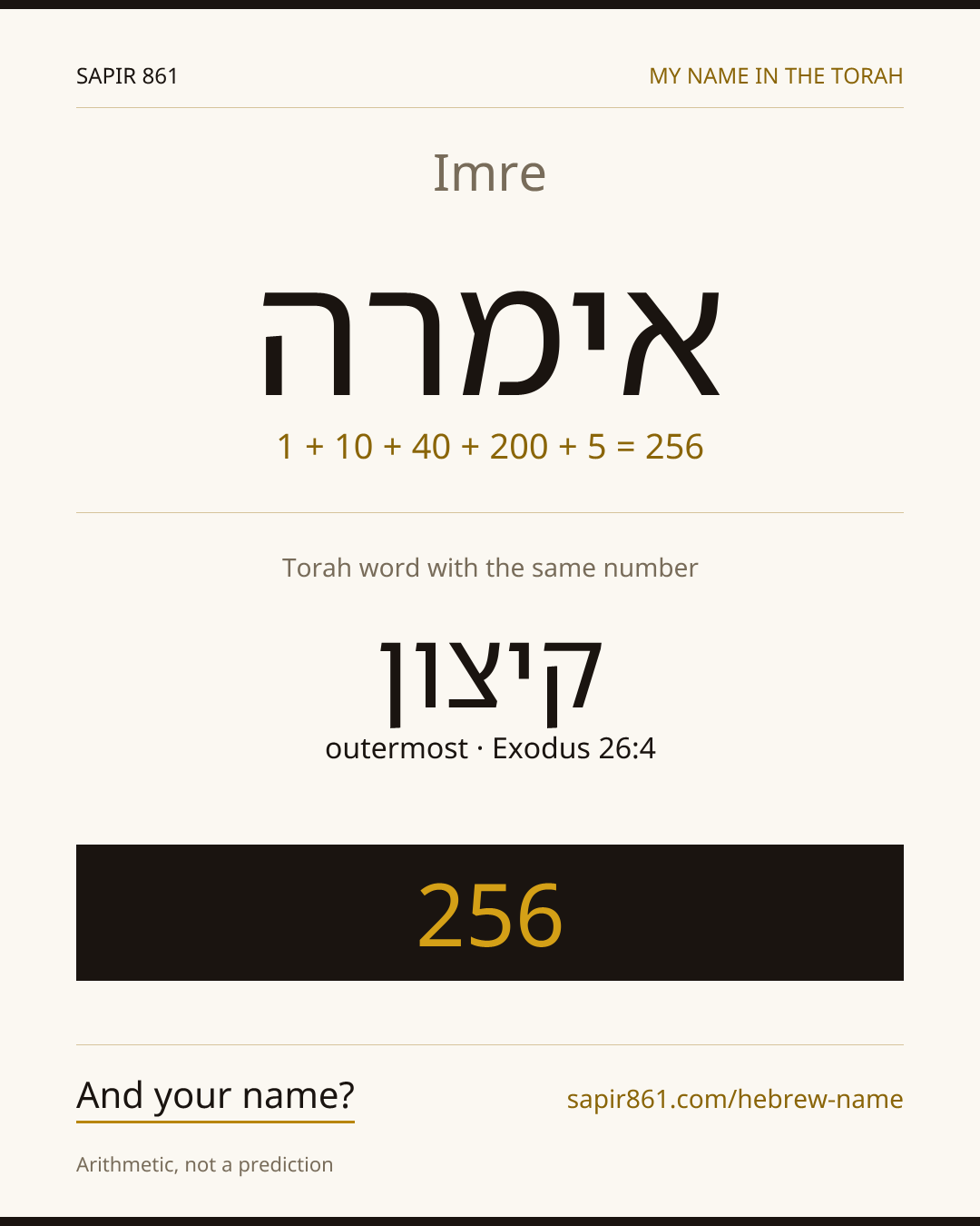 Imre — אימרה