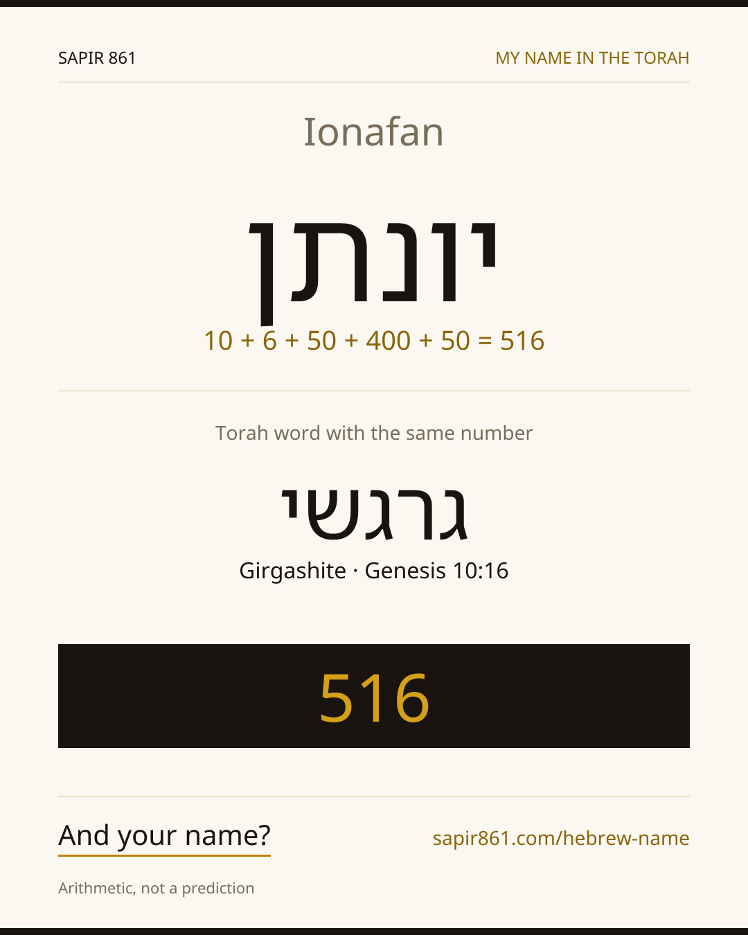 Ionafan — יונתן