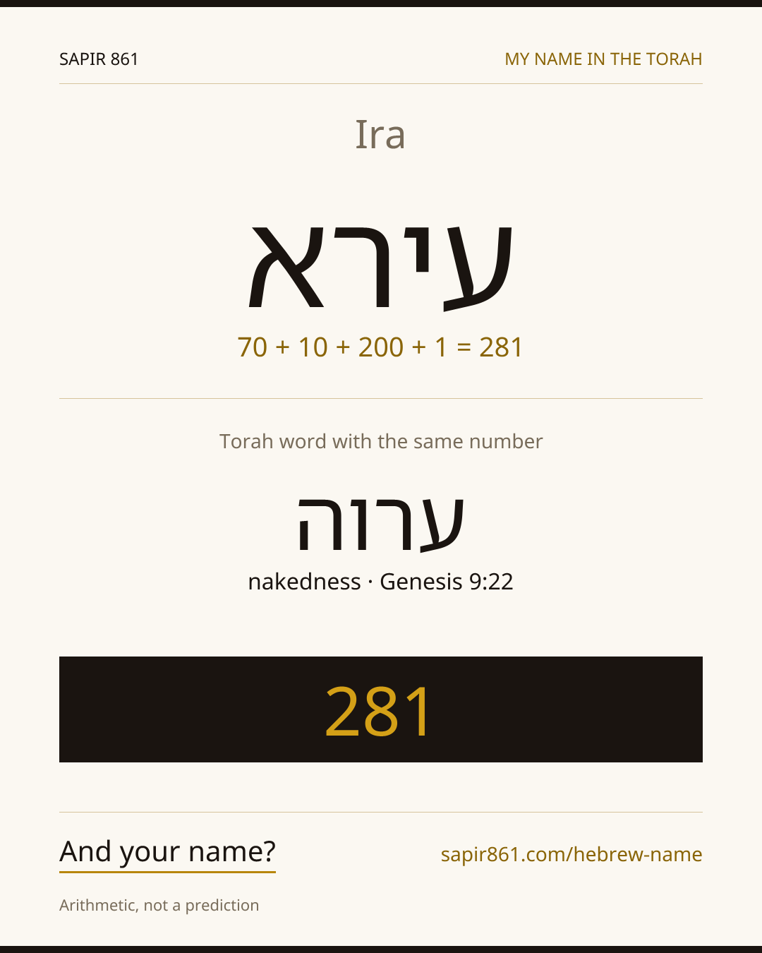 Ira — עירא