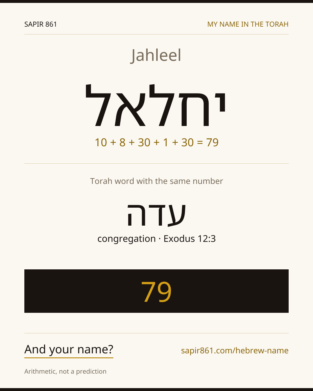 Jahleel — יחלאל