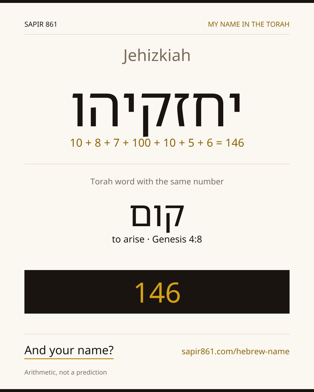 Jehizkiah — יחזקיהו
