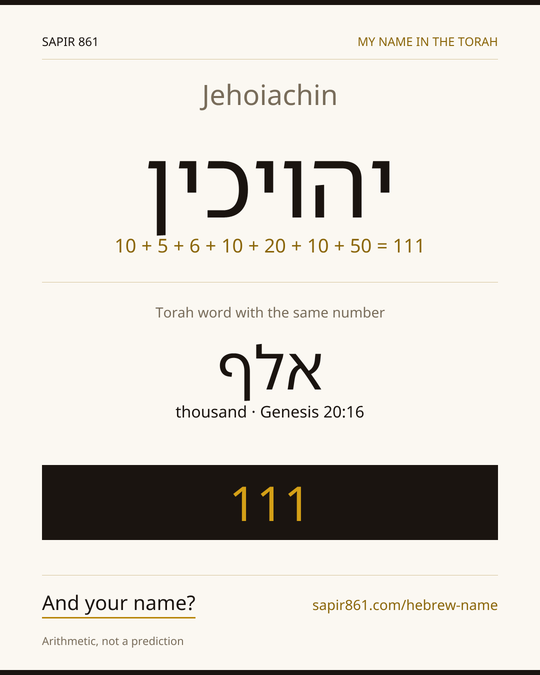 Jehoiachin — יהויכין