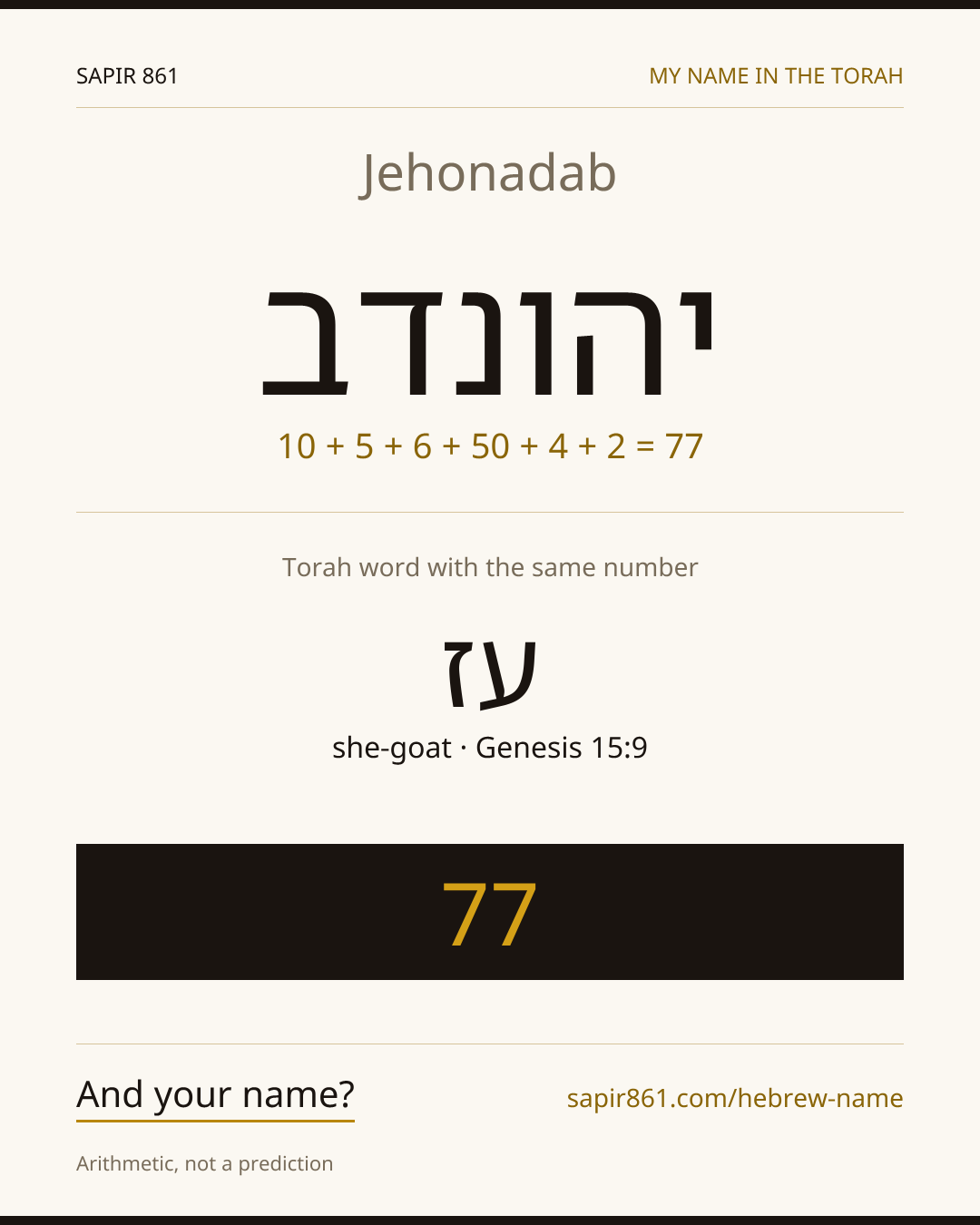 Jehonadab — יהונדב