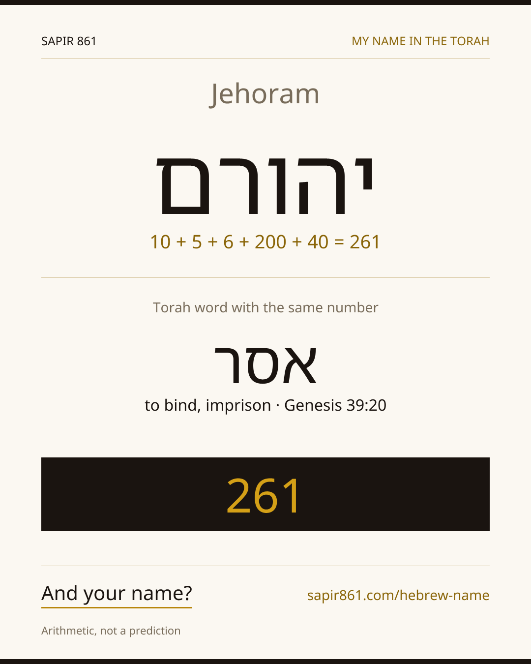 Jehoram — יהורם
