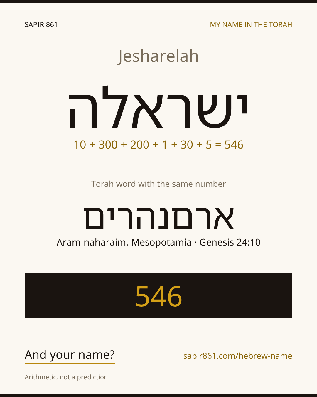 Jesharelah — ישראלה