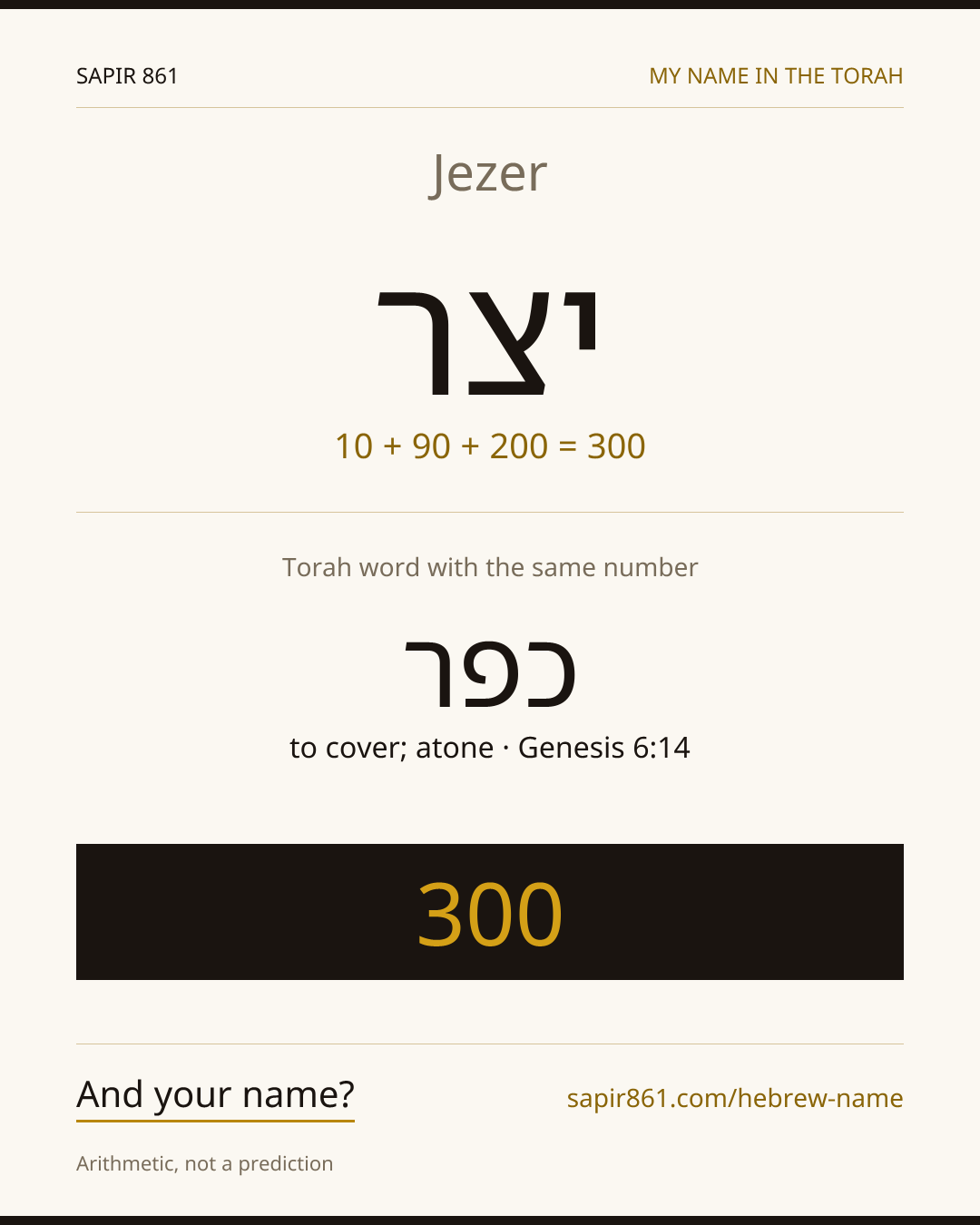 Jezer — יצר