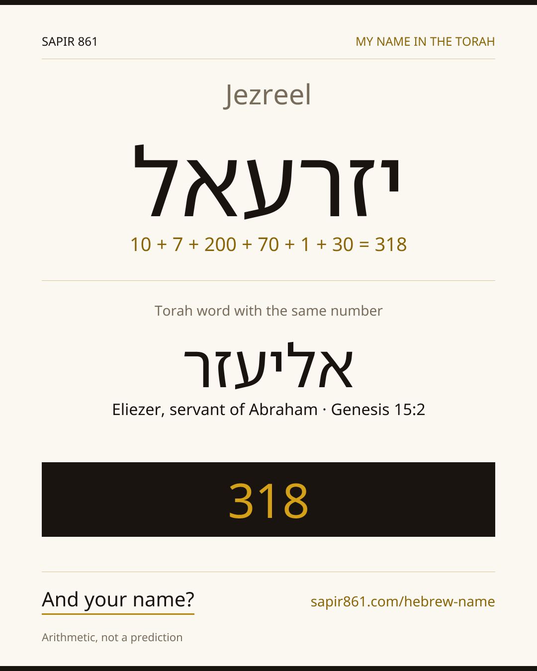 Jezreel — יזרעאל