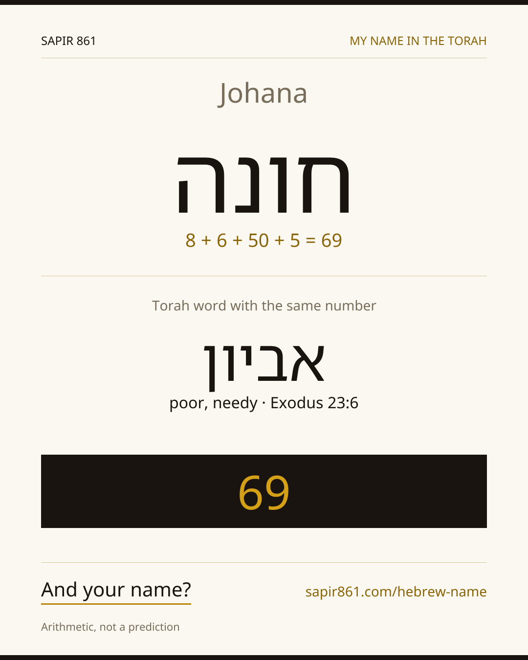 Johana — חונה