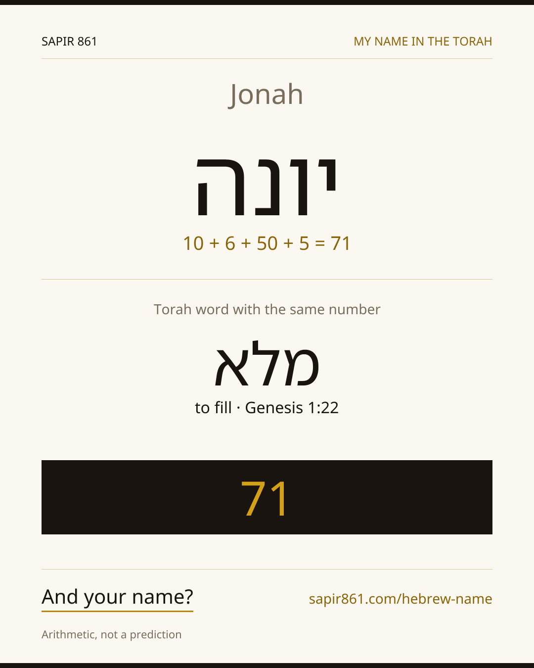 Jonah — יונה