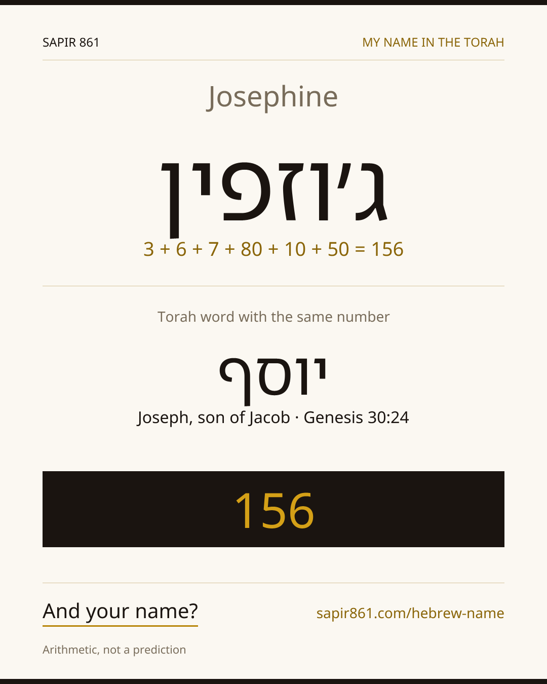 Josephine — ג׳וזפין