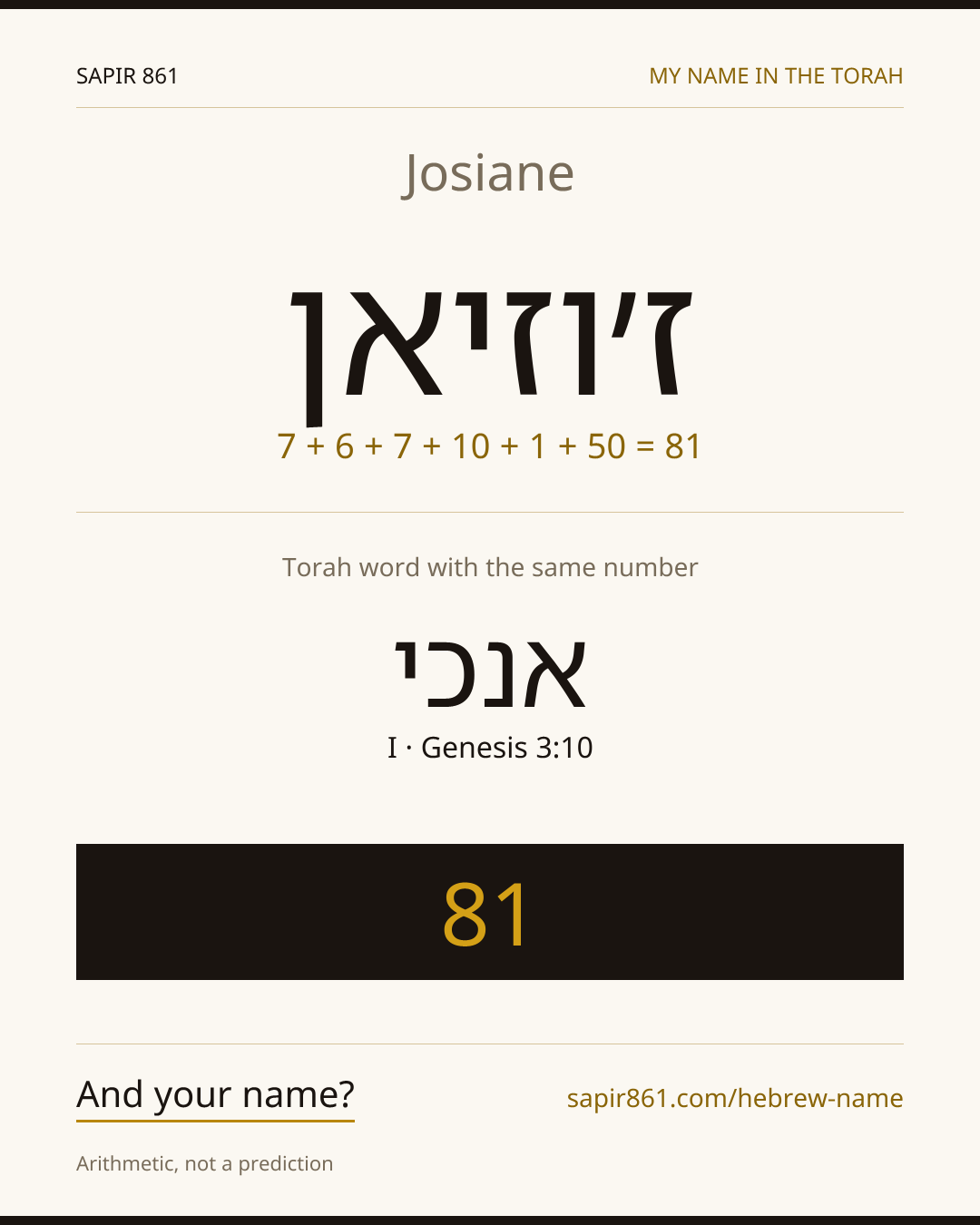 Josiane — ז׳וזיאן