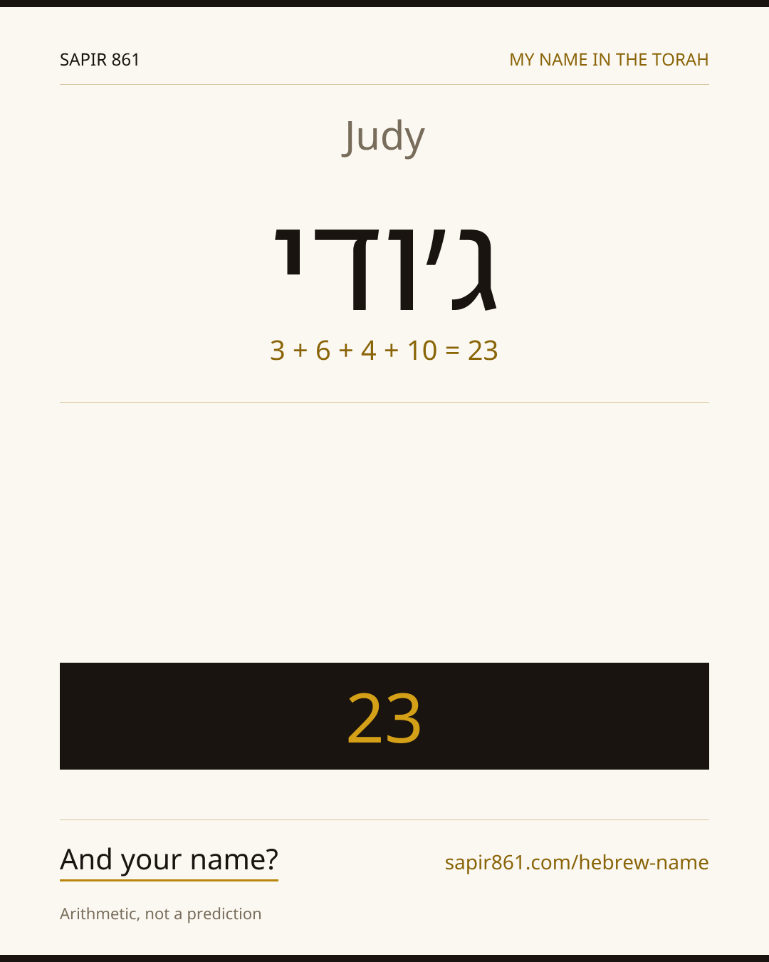 Judy — ג׳ודי