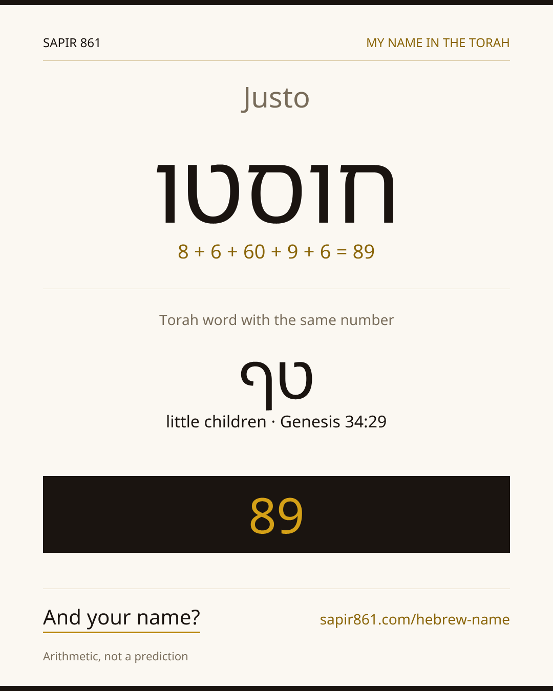 Justo — חוסטו