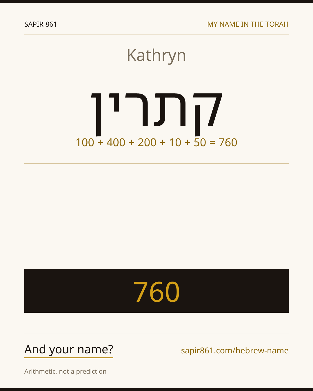 Kathryn — קתרין