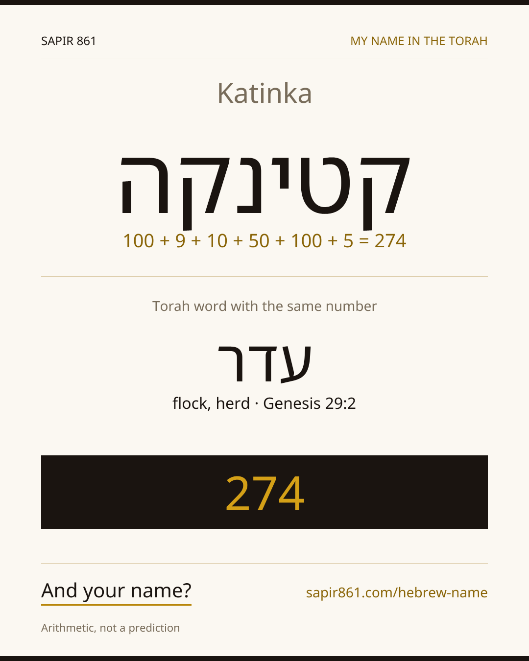 Katinka — קטינקה