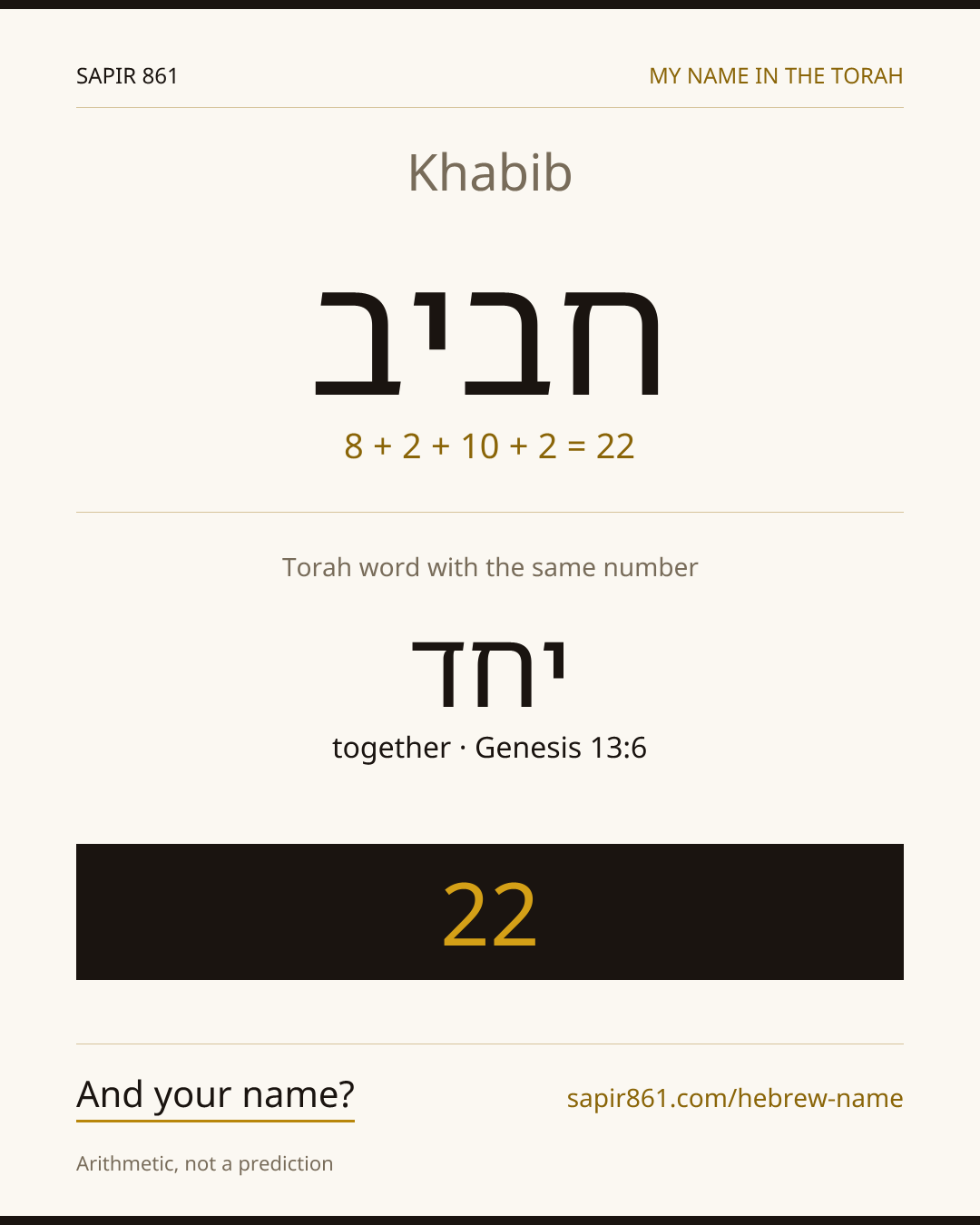 Khabib — חביב