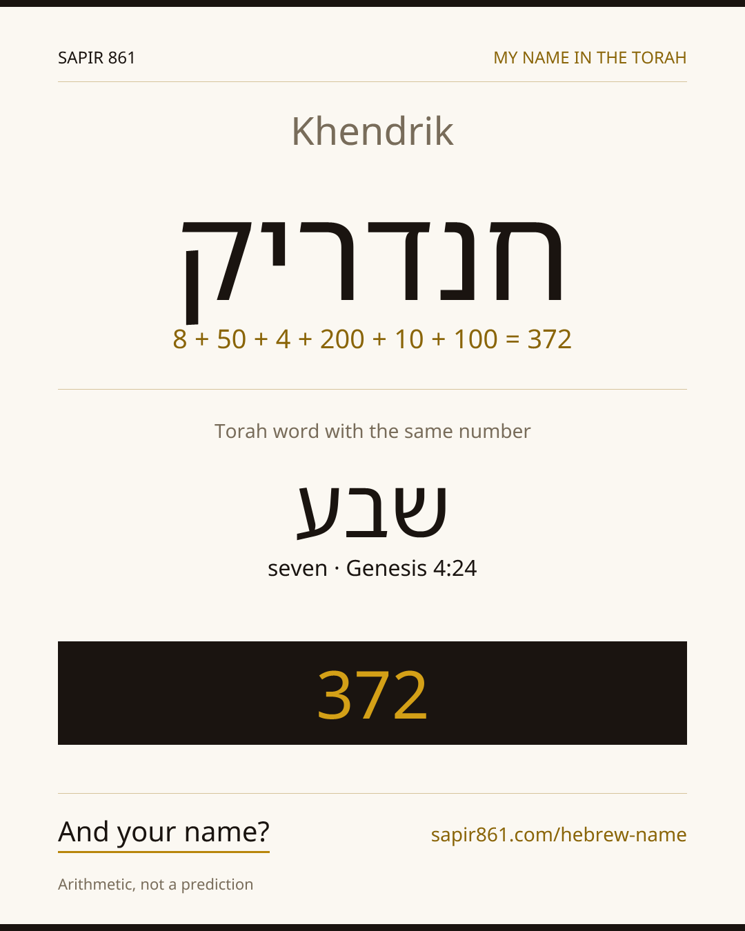 Khendrik — חנדריק